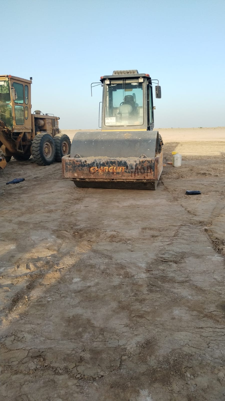 Road construction project